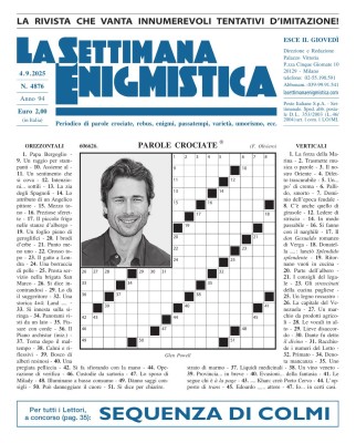 La Settimana Enigmistica N.4876 - 04 Settembre 2025
