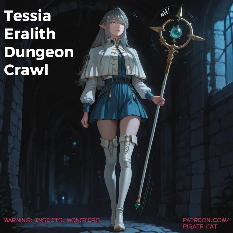 Pirate cat - Tessia Eralith Dungeon Crawl AI Porn