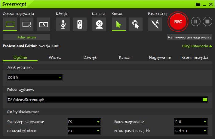 Screencapt Professional 3.001 + SPOLSZCZENIE