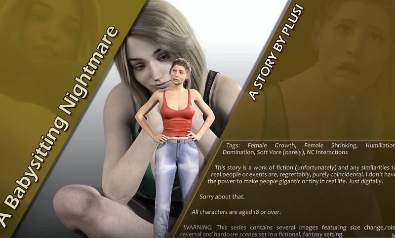 Plusi - A Babysitting Nightmare 3D Porn Comic