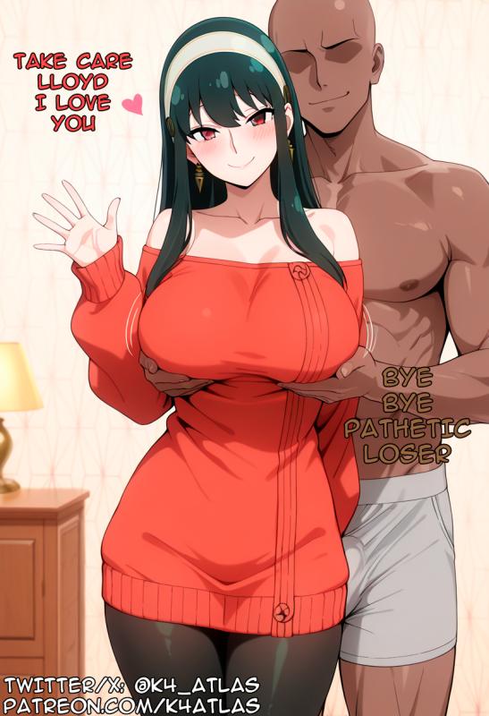 K4ATLAS - Yor Forger X BBC Porn Comics                       / AI Porn