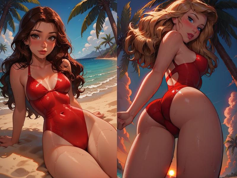 LowFireStudios - Disney Baywatch AI Porn