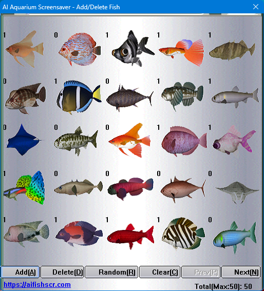 AI Aquarium Screensaver 1.3