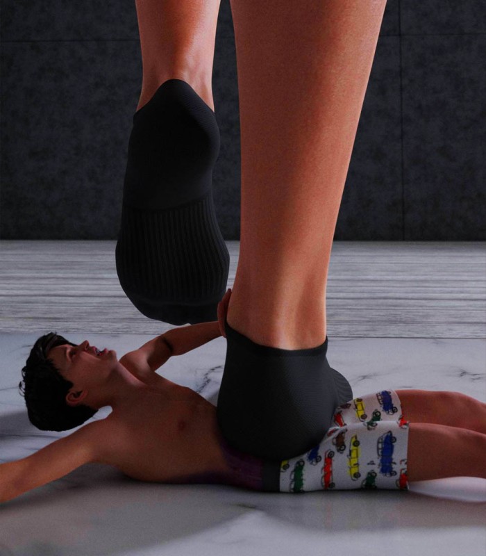 Toolategil - Mila: Socks Crush 3D Porn Comic