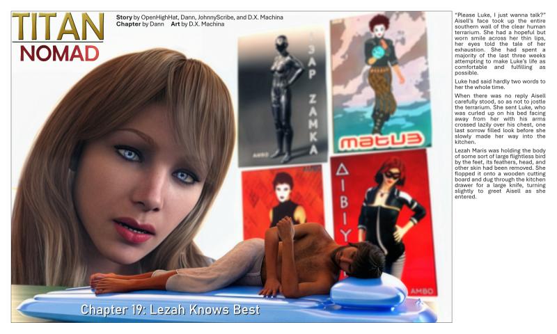 DavidXMachina - Titan: Nomad - Ongoing 3D Porn Comic