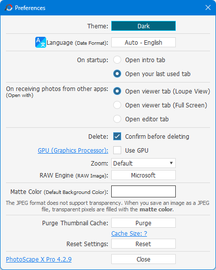 PhotoScape X Pro 4.2.9