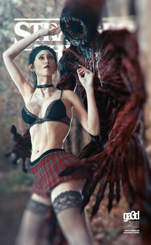 Ga3d - Nancy Wheeler (Stranger Things) 3D Porn Comic