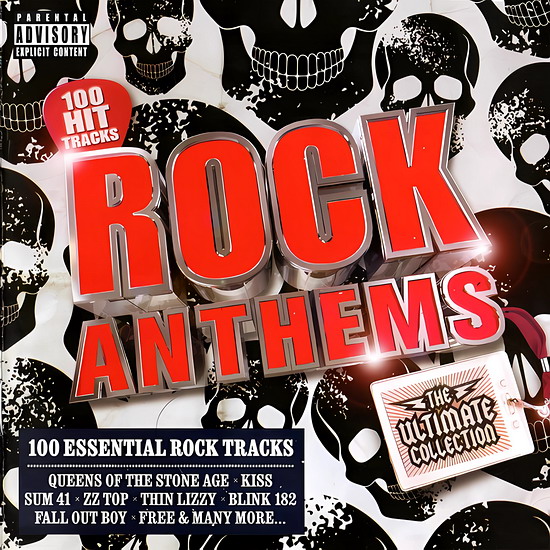 100 Hit Tracks: Rock Anthems (The Ultimate Collection) 5CD
