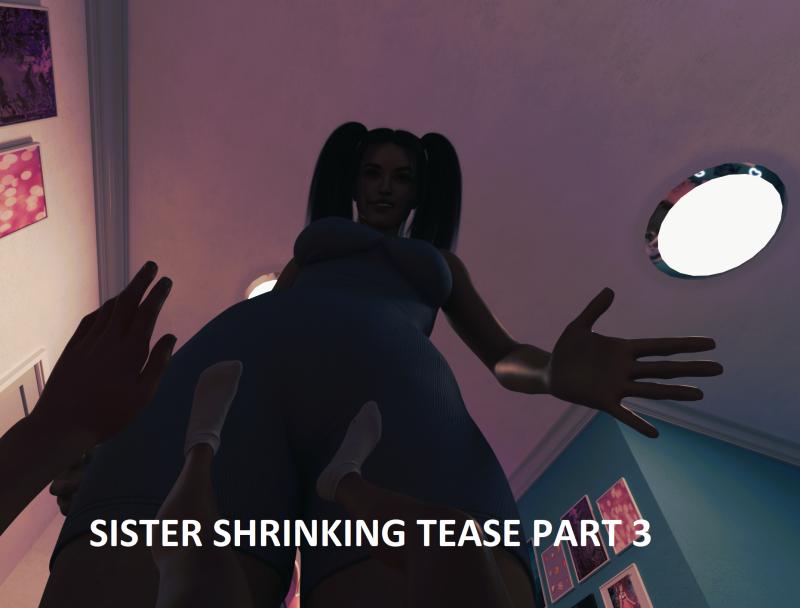 PROGIantessLabs - Sister Shrinking Tease Part 3 3D Porn Comic