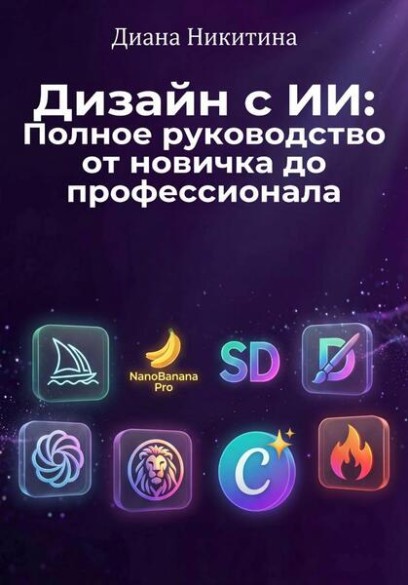 Дизайн с ИИ. Полное руководство /Диана Никитина/ (2026)