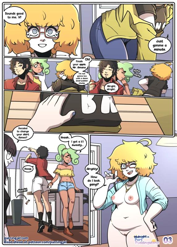 Purringjel - Midnight in Port Puddingstone Porn Comics