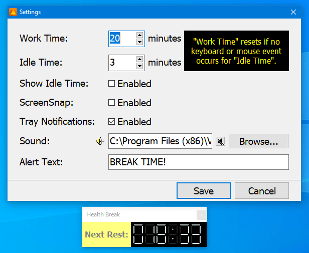 VovSoft Health Break Reminder 2.2 Multilingual