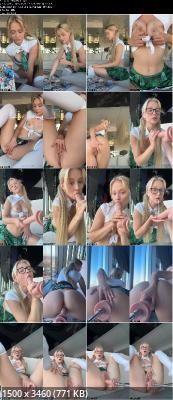 Lena Polanski Fucked By Sex Machine In Front On Webcam Ended By Squirt FullHD 1920p