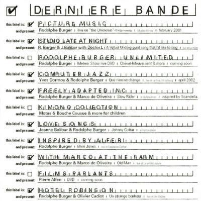 Various Artists - Dernière bande (compile) (2004) [FLAC 16B-44.1kHz]