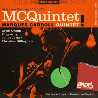 Marques Carroll - Marques Carroll Quintet Live at Andy's Jazz Club (2025) [FLAC 24B-44.1kHz]