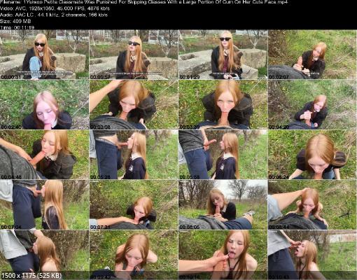 Yuiwoo Petite Classmate Was Punished For Skipping Classes With a Large Portion Of Cum On Her Cute Face FullHD 1080p